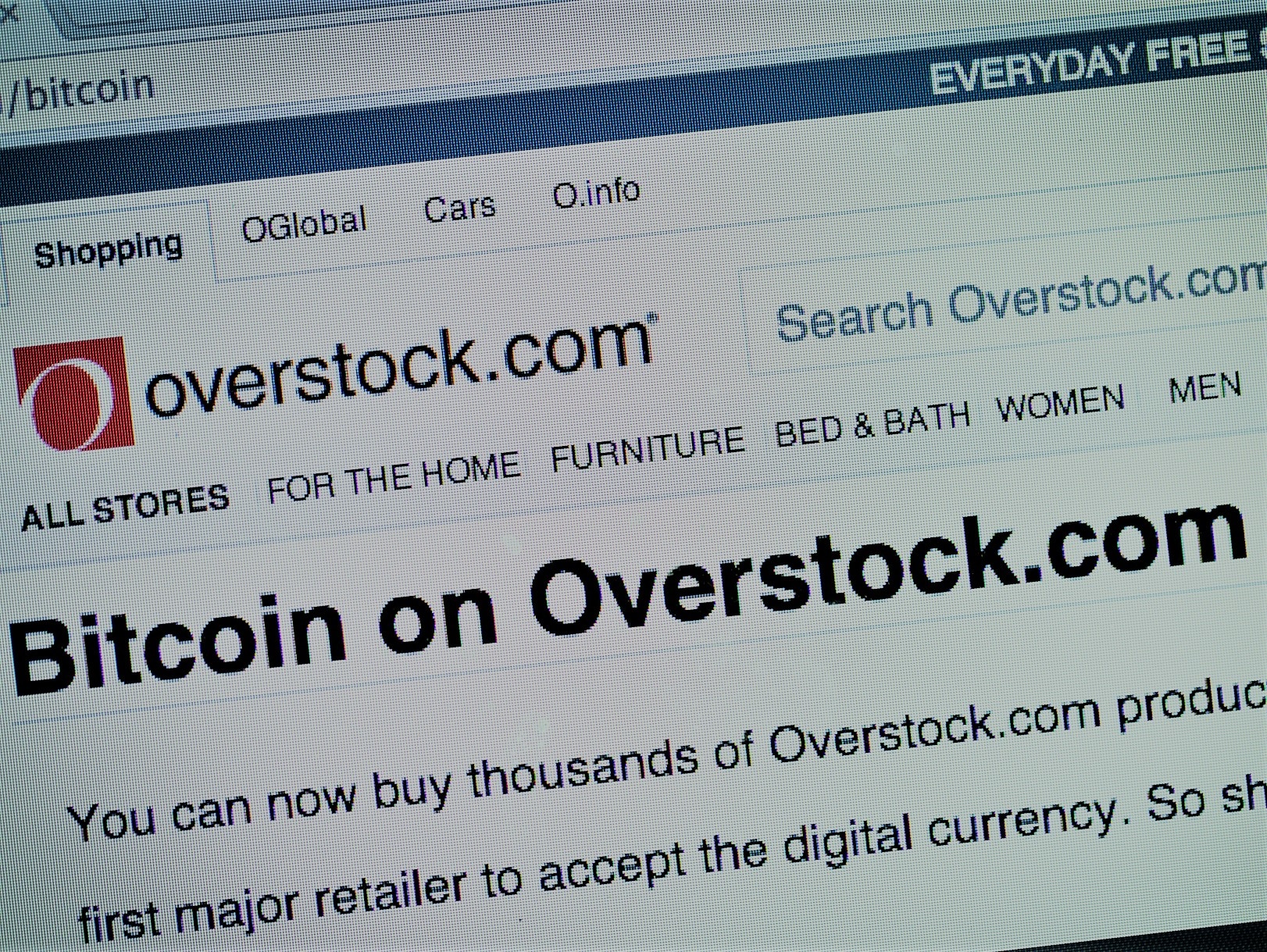 Overstock com and bitcoin forex auto signal software