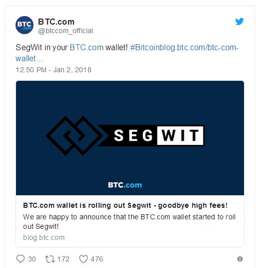 Комиссии в сети биткоина падают по мере роста поддержки SegWit