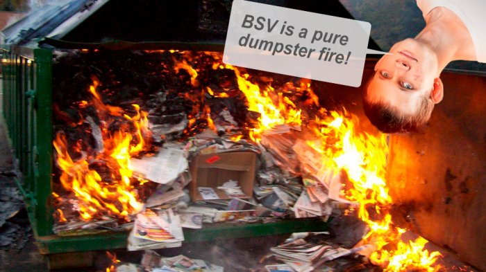 Виталик Бутерин: Bitcoin SV — это просто пожар в мусорке