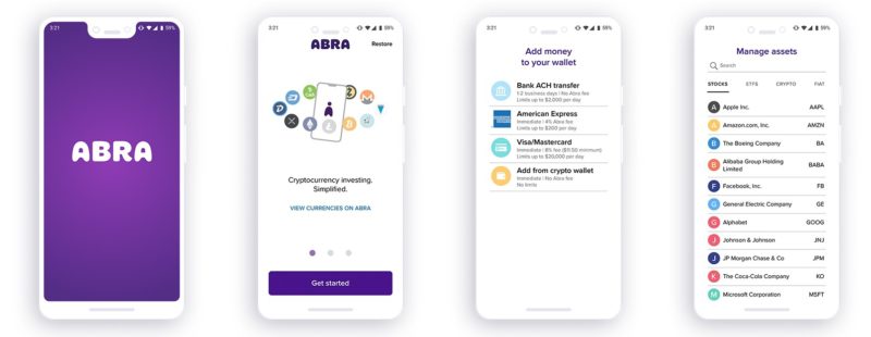 Abra открывает доступ к инвестициям в акции