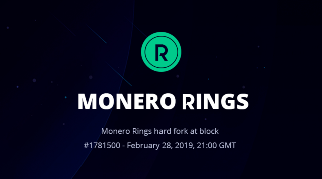 Хардфорк Monero Rings произойдет в блоке №1781500 28 февраля 2019 года в 21:00 по Гринвичу