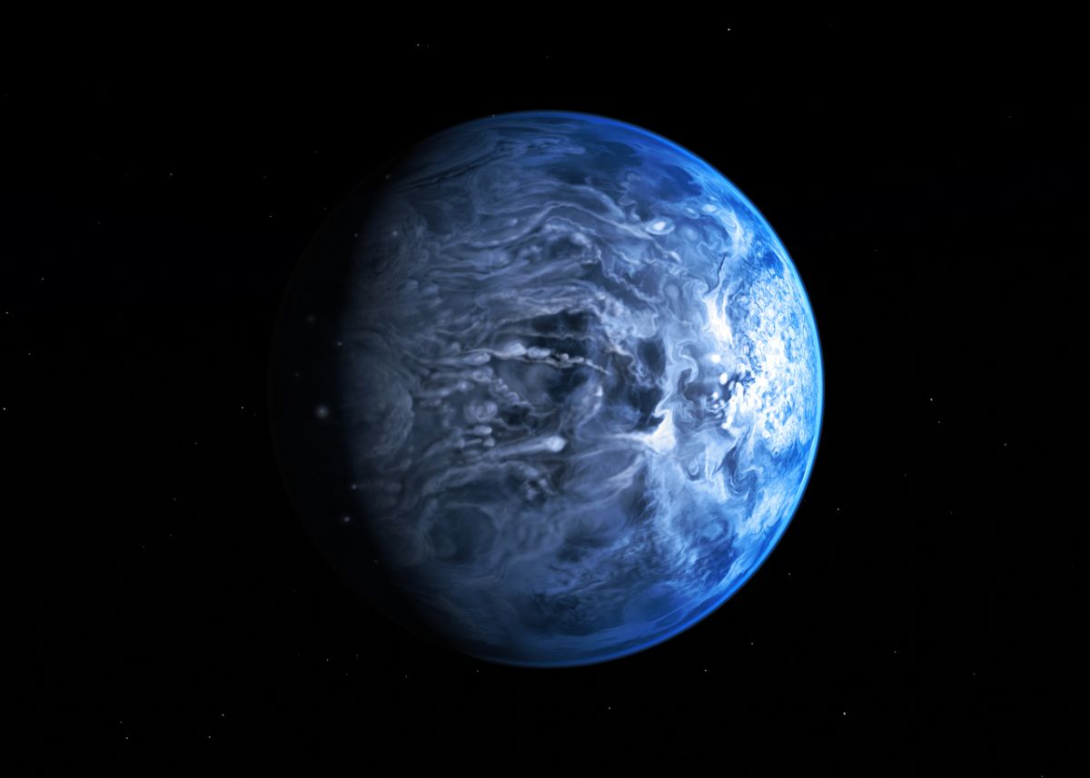Планета HD 189733 A b в представлении художника / © wikipedia.org