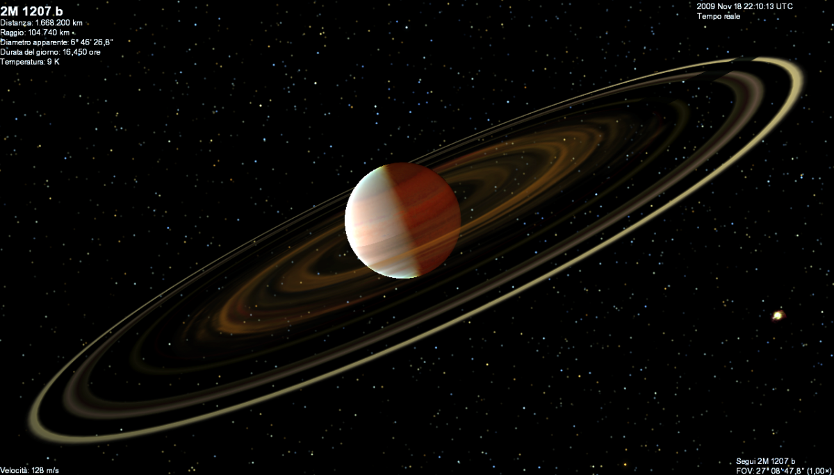 Планета 2M1207b. Рисунок художника / © wikipedia.org