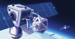 Пентагон заказал разработку роботов для ремонта геостационарных спутников