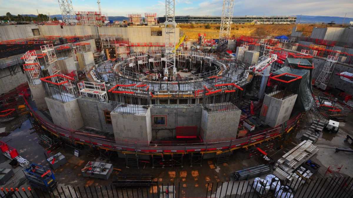 Строительная площадка ITER весной 2016 года. / © ITER Organization