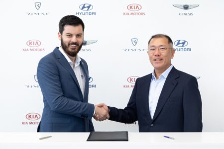 Hyundai и Kia инвестировали $90 млн в хорватского производителя электромобилей Rimac, компании совместно разработают два электромобиля к 2020 году