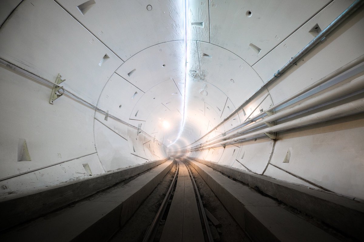 Тестовый тоннель The Boring Company /©The Boring Company, Twitter