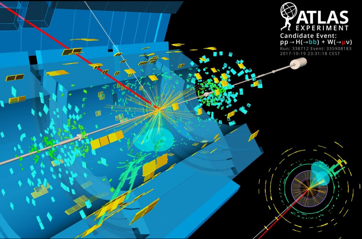 Распад бозона Хиггса на прелестные кварки / © ATLAS Collaboration/CERN