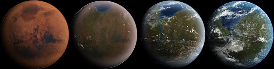 Возможное решение для окончательного терраформирования Марса. Если вы хотите, чтобы планета была пригодной для жизни без окружающей среды с контролируемым давлением, следует начать с добавления более плотной атмосферы / © Wikipedia