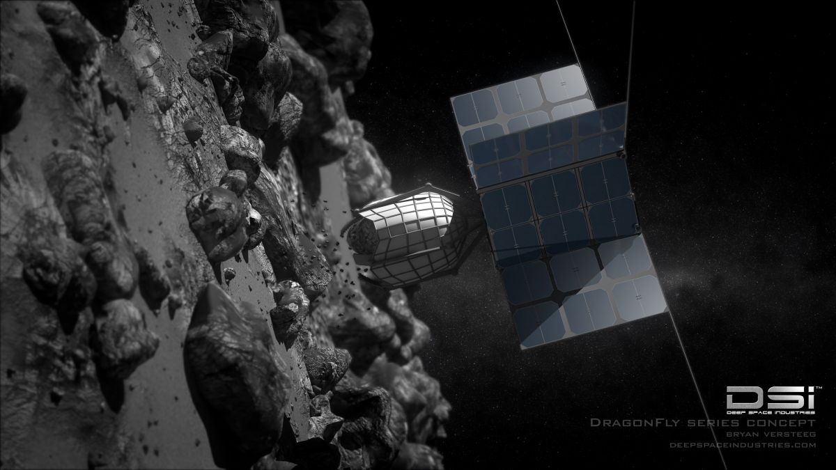 Концепт одного из астероидных зондов, разрабатываемых Deep Space Industries / © Deep Space Industries