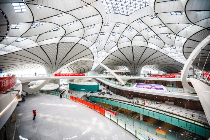 Новый китайский аэропорт Beijing Daxing стал самым крупным в мире!