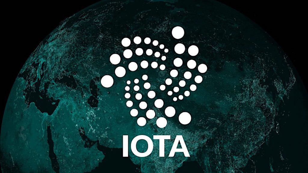 iota логотип на темном фоне интернет вещей