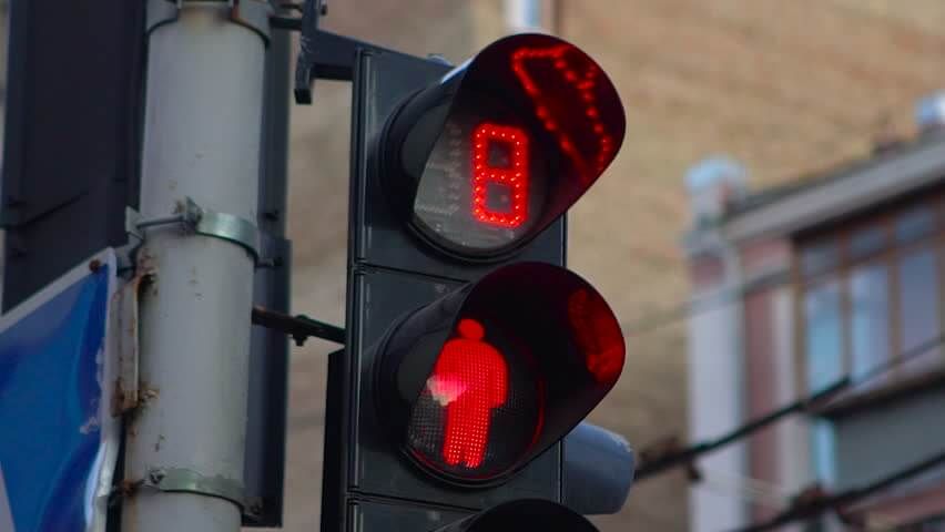 traffic light stop sign
