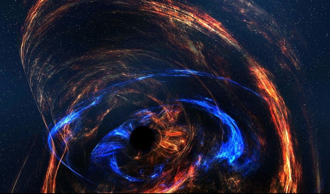 черная дыра растет из-за расширения вселенной